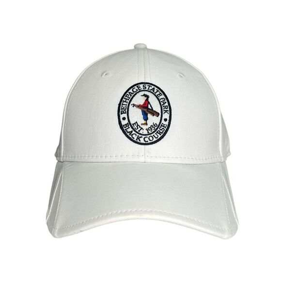 Bethpage State Park Collection Black Course Men's White Golf Hat - Picture 1 of 7